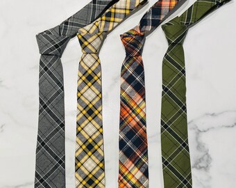 Plaid Neck Ties