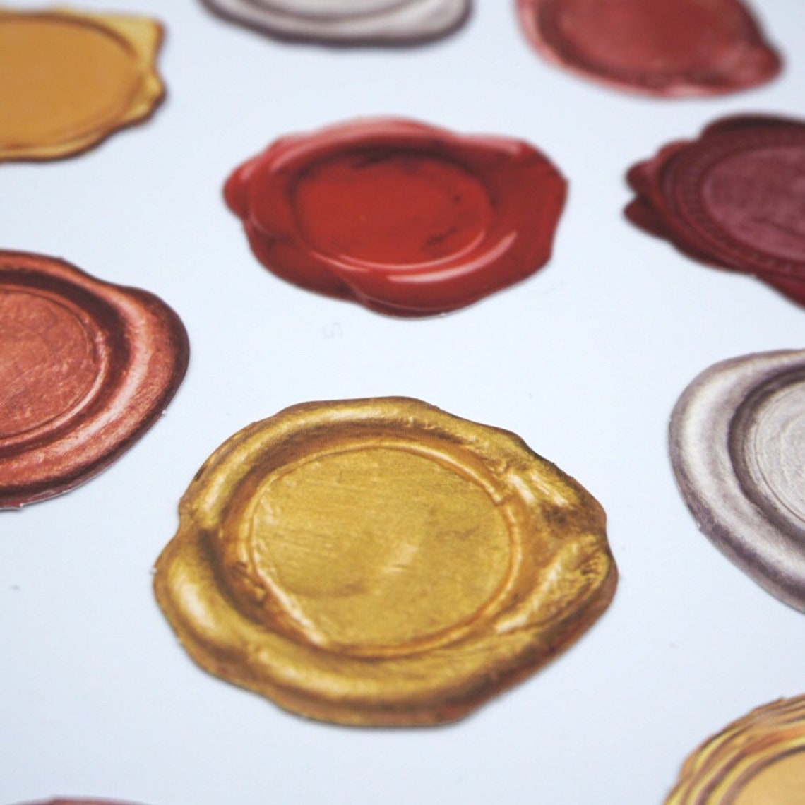 Wax seal Stickers scrapbooking stickers bullet journal Etsy