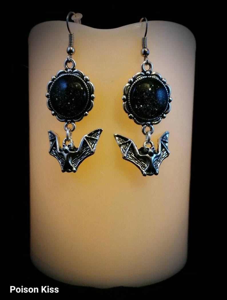 Earrings bat