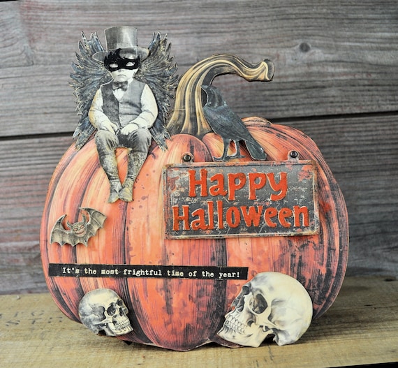 NEW! OOAK Primitive Pumpkin Collage