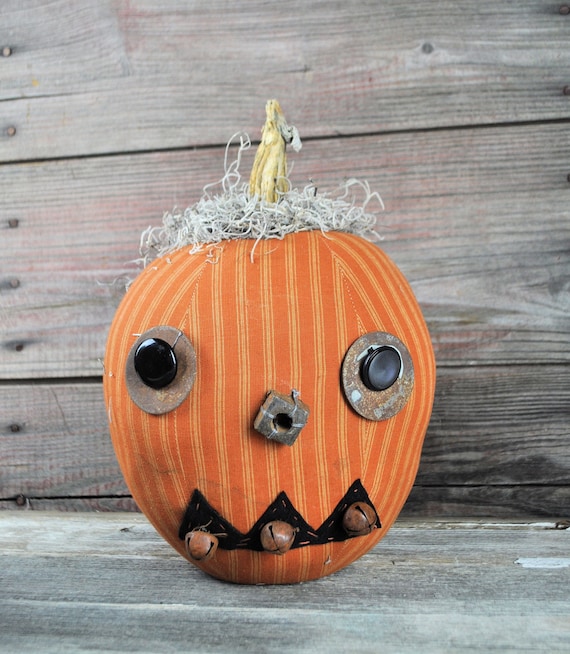 REDUCED! Prim One-of-a-kind Jack-O-Lantern
