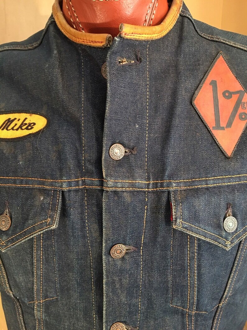 Rare 1960 Levis Big E 557 Type II XL Jeans Motorcycle Hells - Etsy