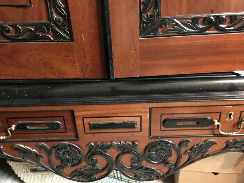 Magnificent Antique Wardrobe Armoire Sri Lanka Dutch Colonial