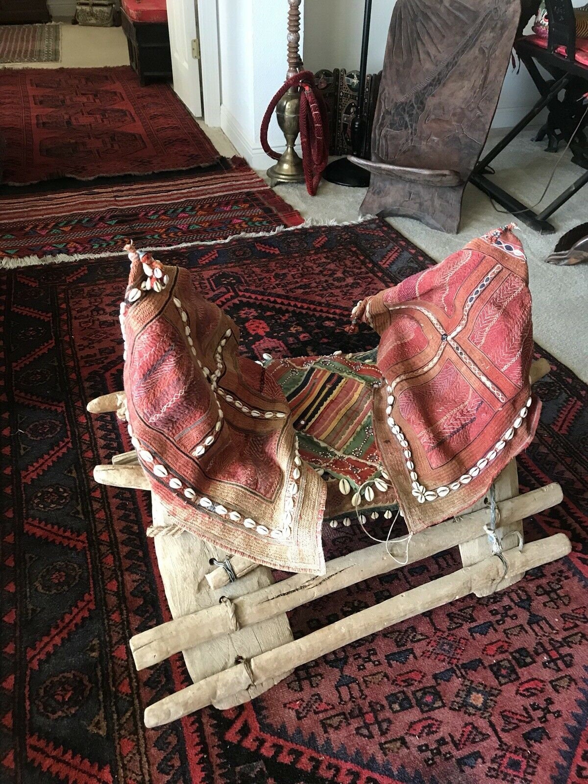 Antique VTG Camel Saddle Saudi Arabia 4 Saddle Bags AR RUB Etsy