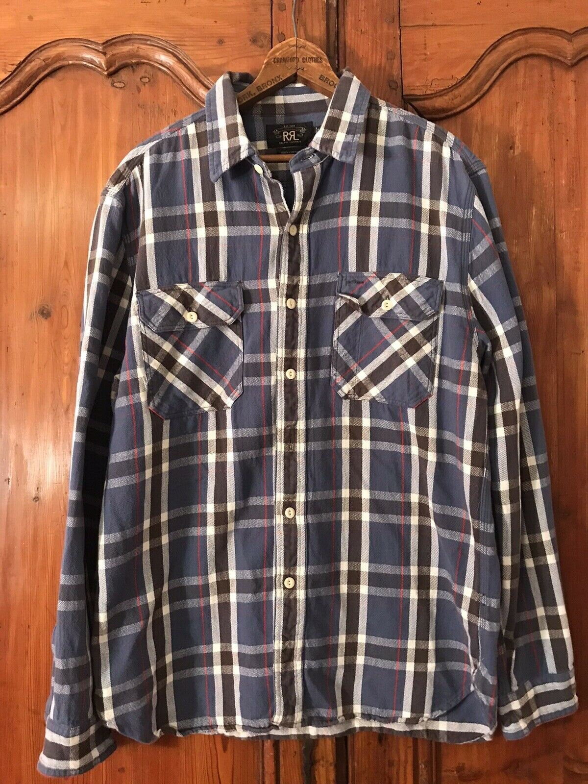 rrl flannel shirt