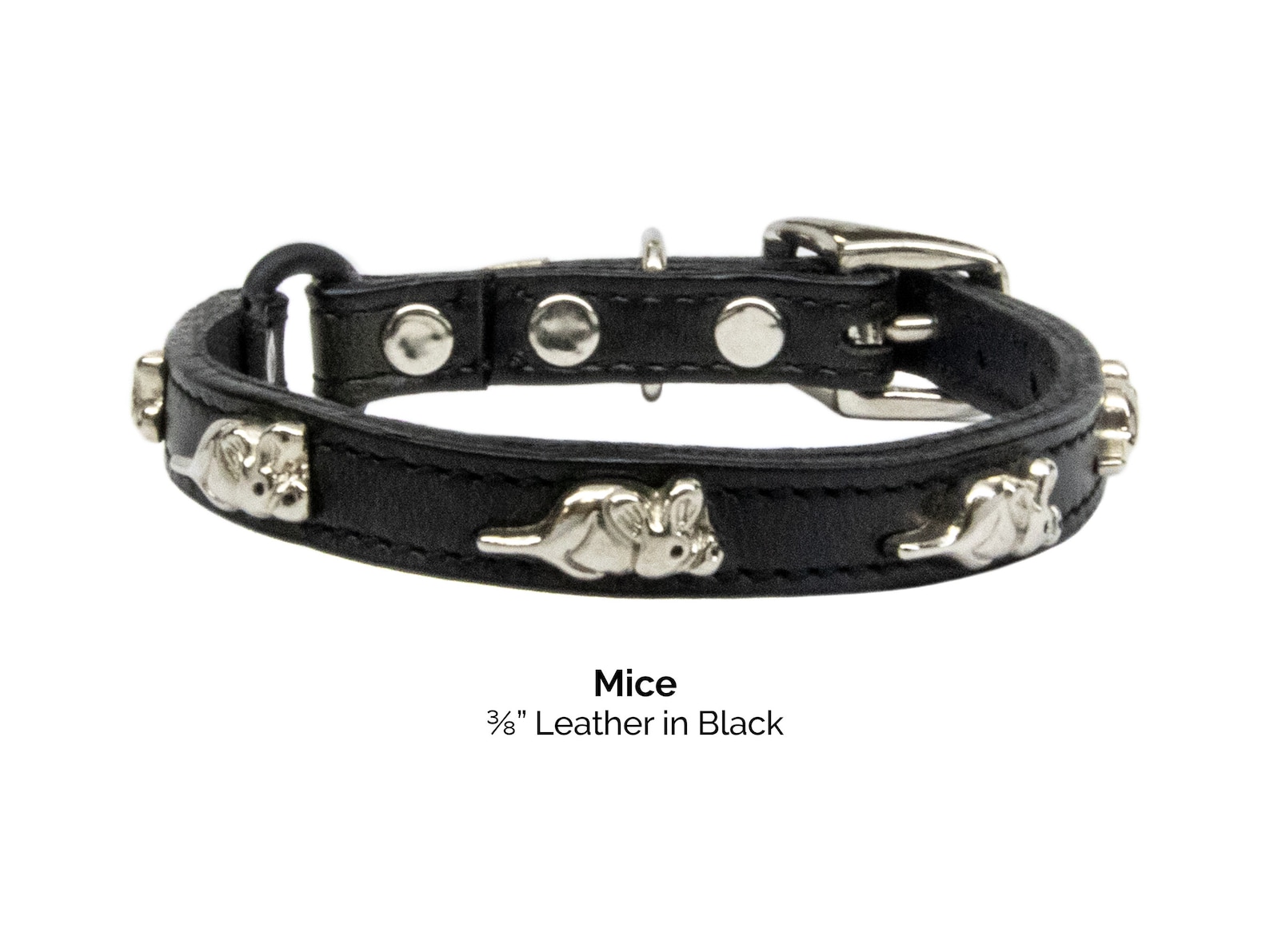 Leather Cat Collar Personalized Cat Collar Silver Ornament Etsy