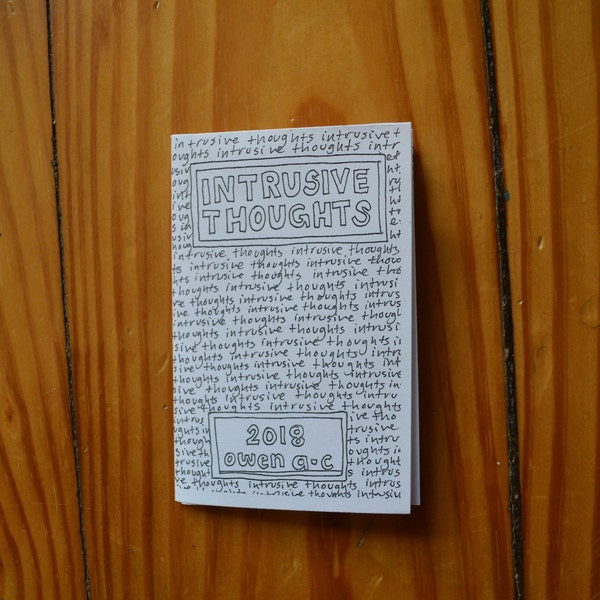Intrusive Thoughts mini zine