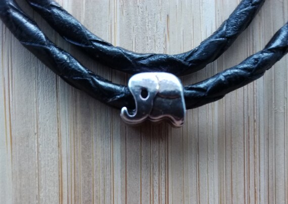 Leather Bracelet Mens Bracelet Black Wrap Bracelet Leather Etsy