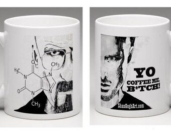 Breakng Bad Coffee Mug Breaking Bad Jese Pinkman Mug Jesse Fan Mug Drama Tv Series Methylamine Chemistry Heisenberg Waltr White
