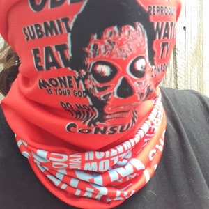 They Live Obey neck Gaiter Covid Mask image 6