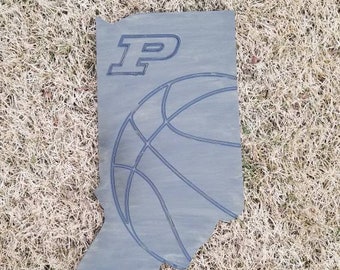 Purdue Indiana Basketball Wall Art