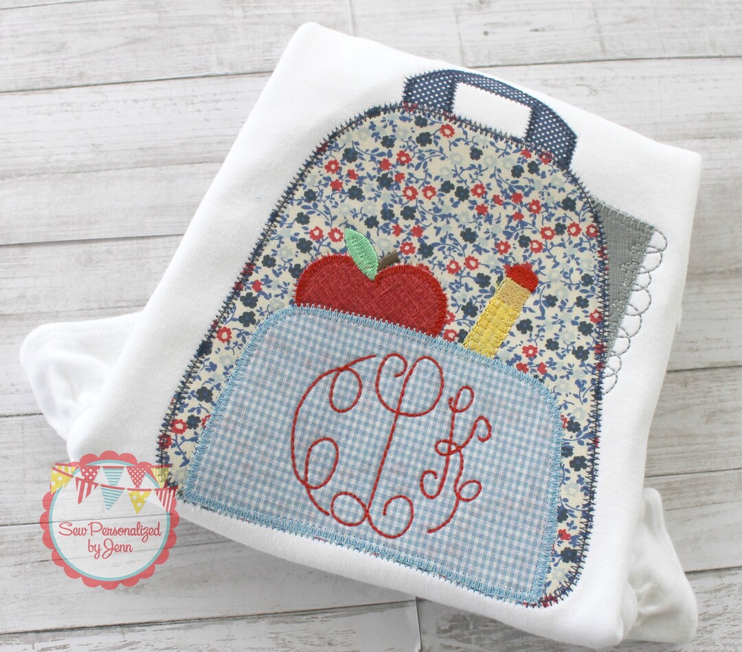 Back to School Apple Pocket Knit Bubble main image 1