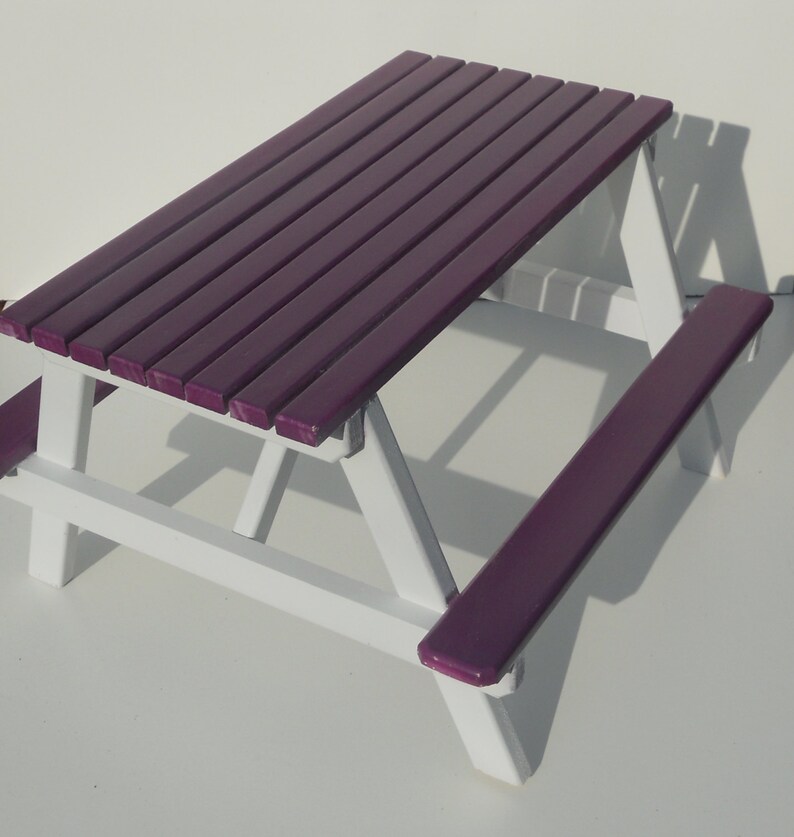 18 inch doll picnic table