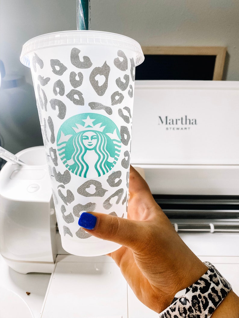 Cheetah Print Starbucks Reusable Cold Cup image 0