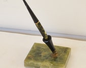 Antique Parker Fountain Pen, Duo Fold Fountain Pen, Original Marble Base