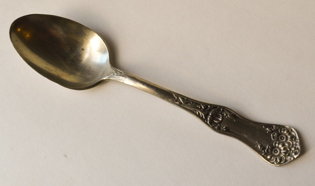 Nickel Silver Spoon by Rogers, Teaspoon Etsy