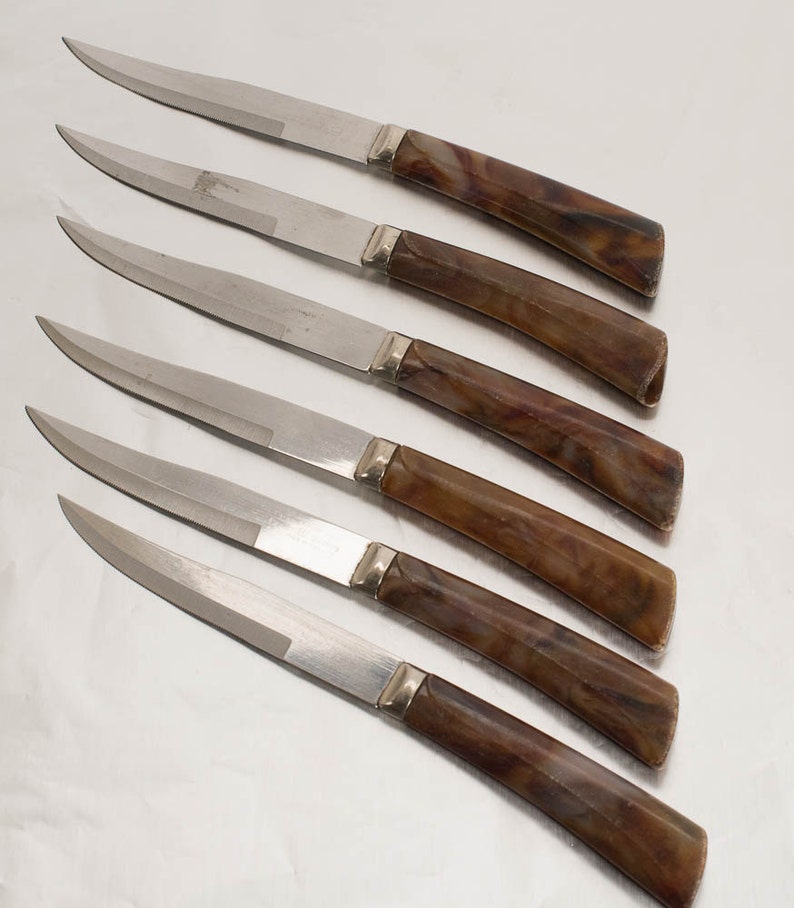 English Steak Knives Set of 6 Sheffield