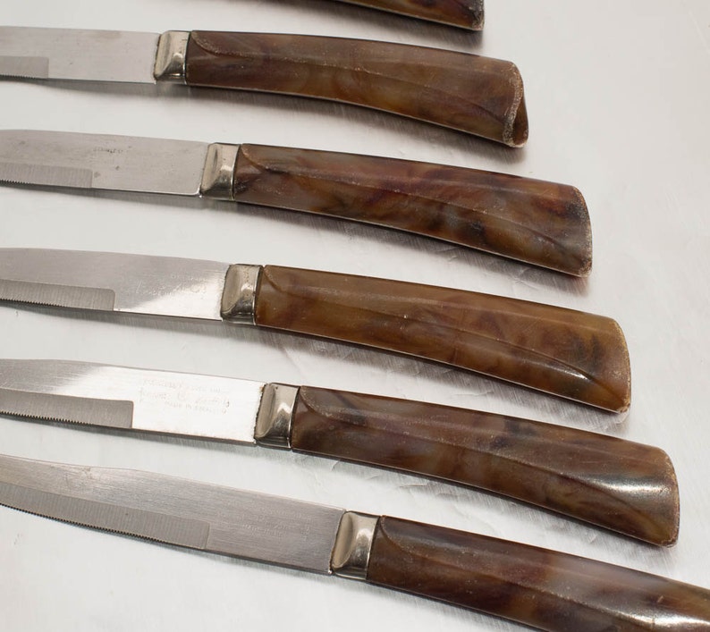 English Steak Knives Set of 6 Sheffield