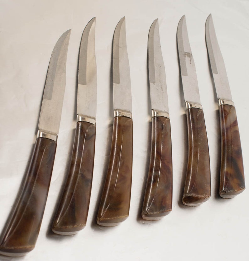 English Steak Knives Set of 6 Sheffield
