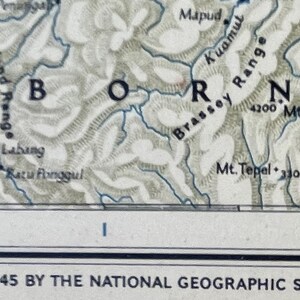 Map of the Philippines, Vintage, 1945 - Etsy