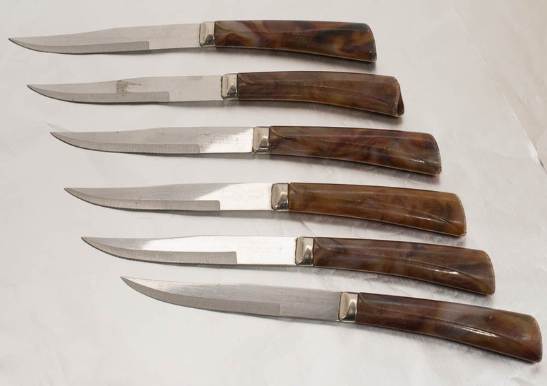 English Steak Knives Set of 6 Sheffield