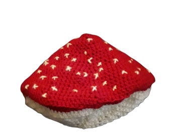 Made to Order Crochet Toad Stool Mushroom Inspired Hat