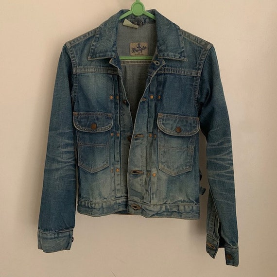 Vintage Wrangler BLUE BELL denim selvedge jacket s