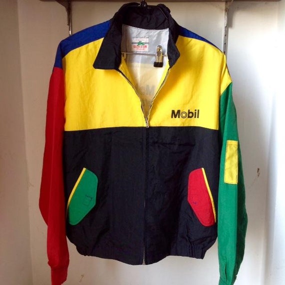 Vintage 80s BENETTON Formula1 hip hop snow beach j
