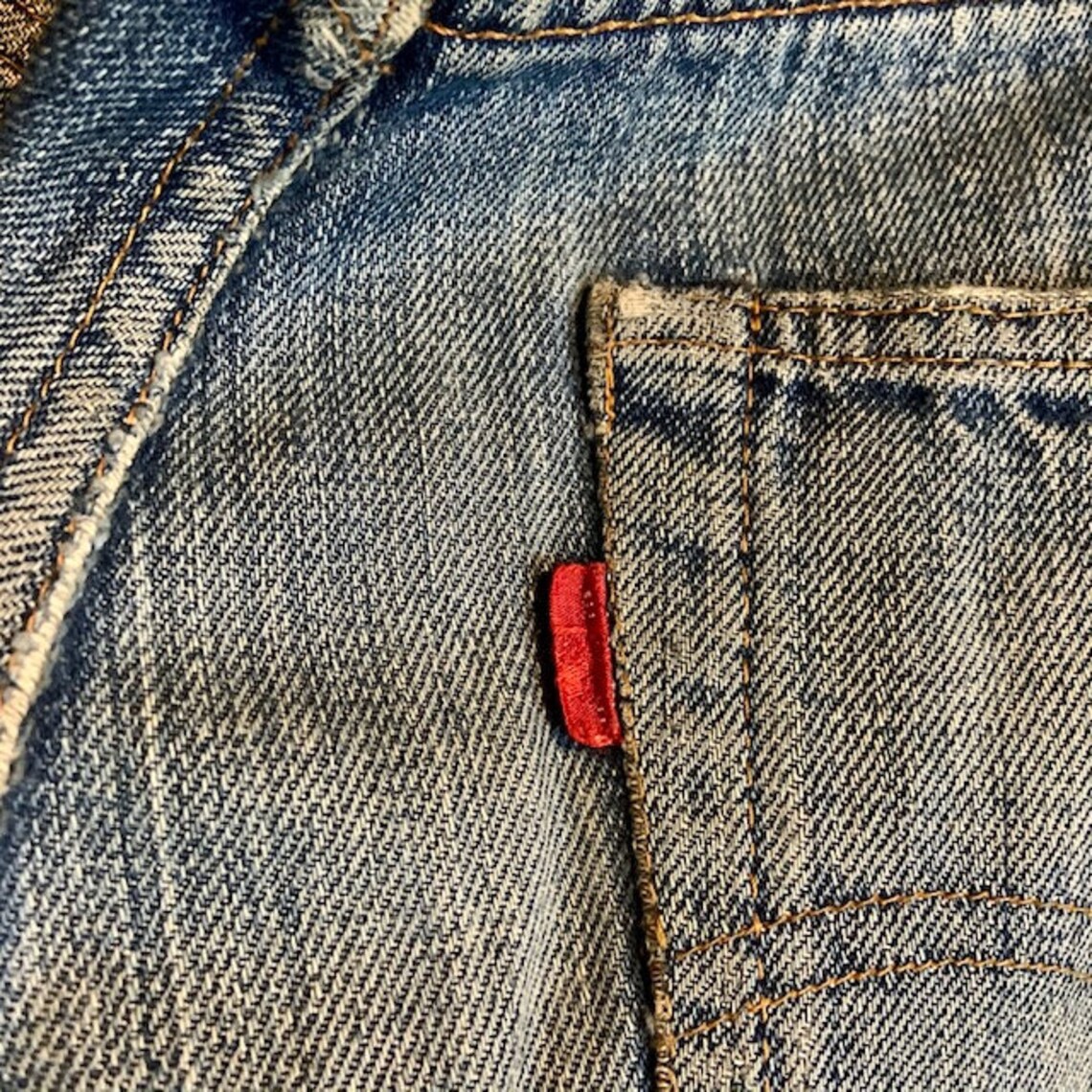 Vintage LEVI'S 501 button no.6 selvedge buttonfly jeans Etsy