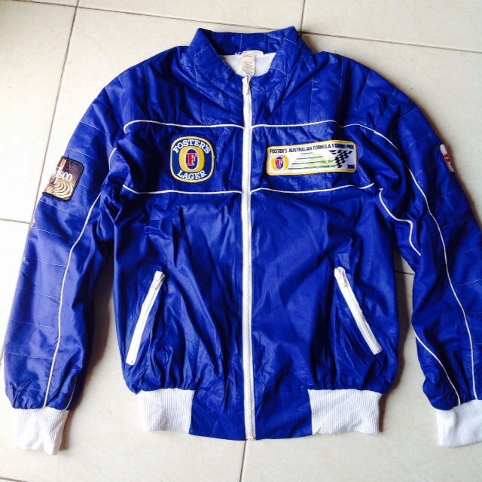 Vintage 1986 FOSTERS F1 australia grand prix team jacket size | Etsy
