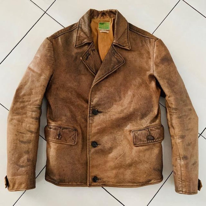 levi leather coat