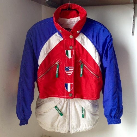 Vintage BENETTON Formula1 hip hop stadium snow bea
