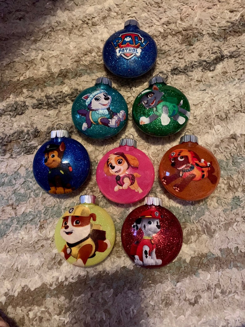 Handmade Paw Patrol Christmas Ornaments Your choice of Etsy