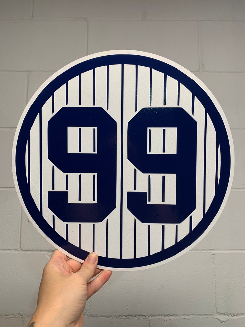 New York Yankees Retired Players Numbers Sign Your Choice of Etsy