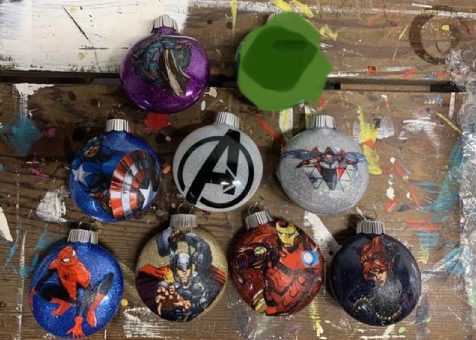 Avengers Christmas Ornaments 