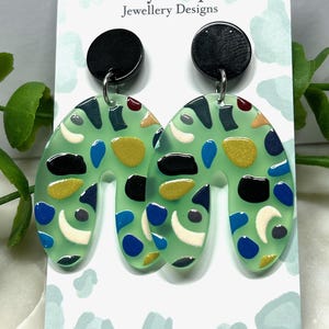 Acryl Ohrringe | Ohrringe | Statement Ohrringe | Damen Schmuck | Ohrringe | Mode Ohrringe |   Ohrstecker