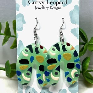 Acryl Ohrringe | Ohrringe | Statement Ohrringe | Damen Schmuck | Ohrringe | Mode Ohrringe |   Ohrstecker