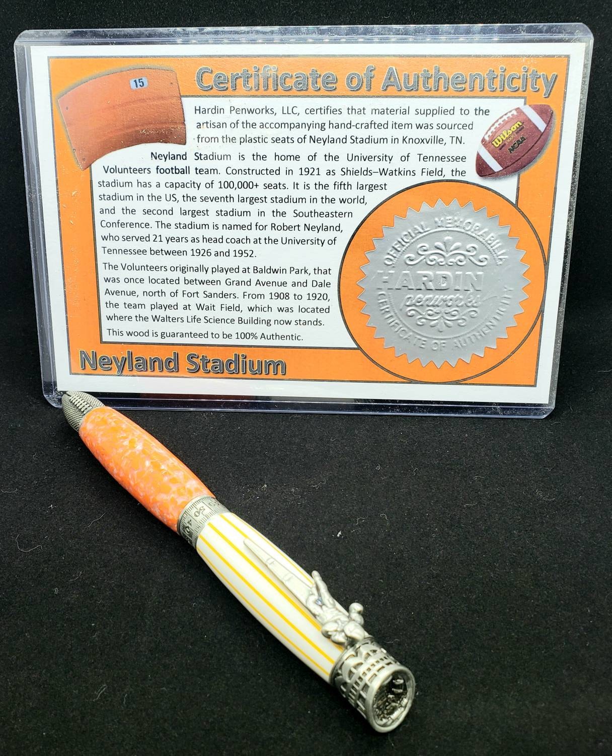 Buy Football Twist Ballpoint Pen/authentic Pen/sports Fan Pen/ncaa/nfl