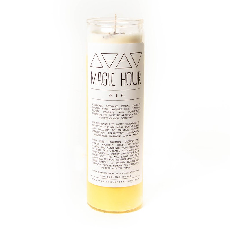 Air Elemental Ritual Candle - Large - Etsy