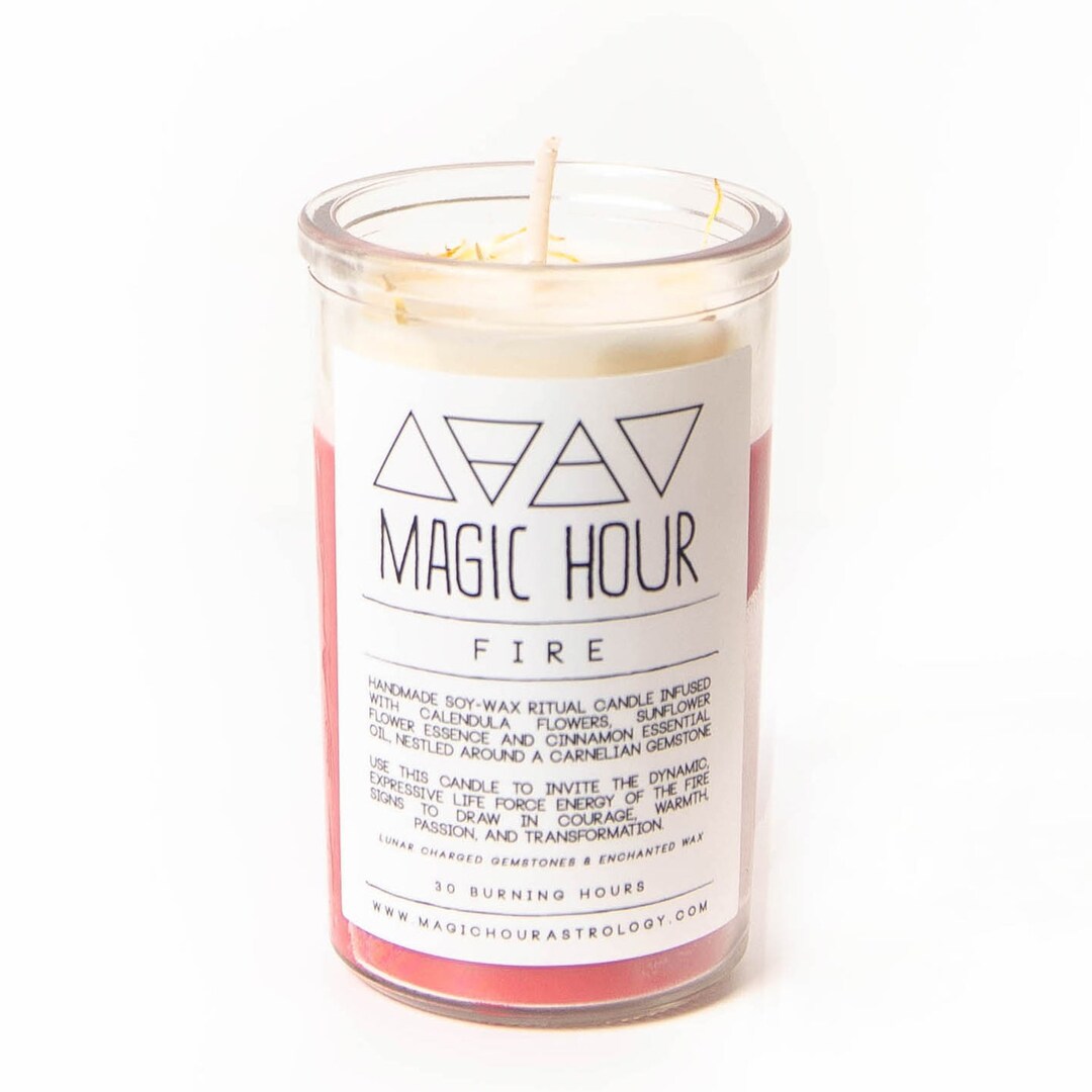 Fire Elemental Ritual Candle - Small - Etsy