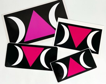 Queer Witch Postcard and Sticker Pack