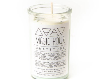 Gratitude Ritual Candle - Small
