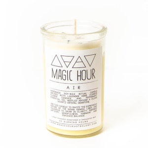 Air Elemental Ritual Candle - Small