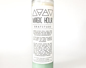 Gratitude Ritual Candle - Large