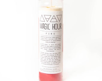 Fire Elemental Ritual Candle - Large