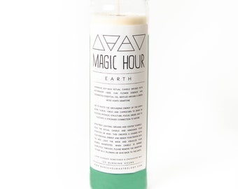 Earth Elemental Ritual Candle - Large