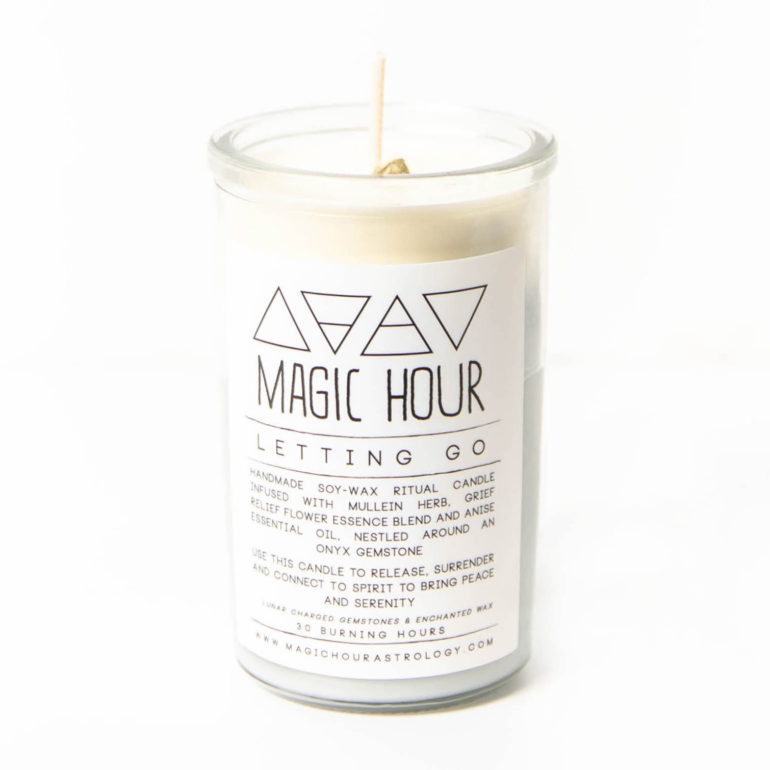 Letting Go Ritual Candle Small Etsy