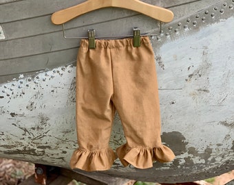 Ruffle Pants - Hippie Pants - Ruffle Pants - Baby Pants - Toddler Pants - Pants - Harem Pants - Wide Leg Pants