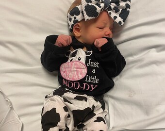 baby boy cow outfit