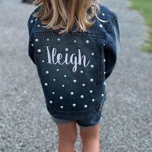 Custom Kids Jean Jackets - Personalized Denim Jackets for Toddlers & Infants, Youth Jean Coats - Unique Gift Idea!